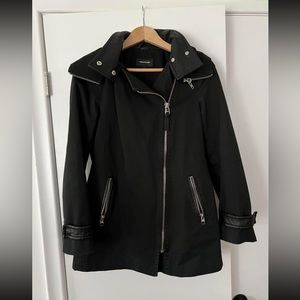 Mackage black spring trench jacket
